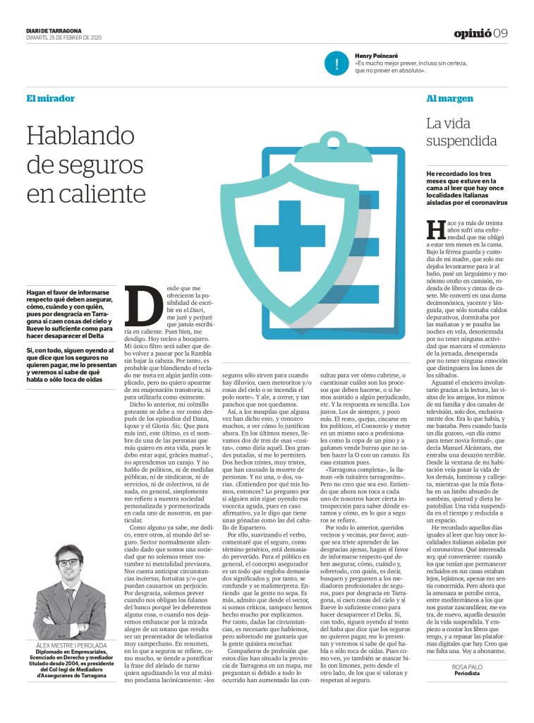 Hablando de seguros en Caliente