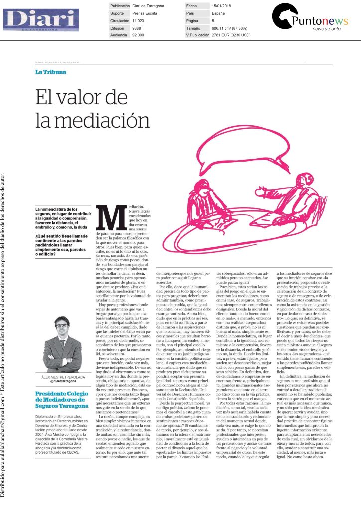 El valor de la mediación